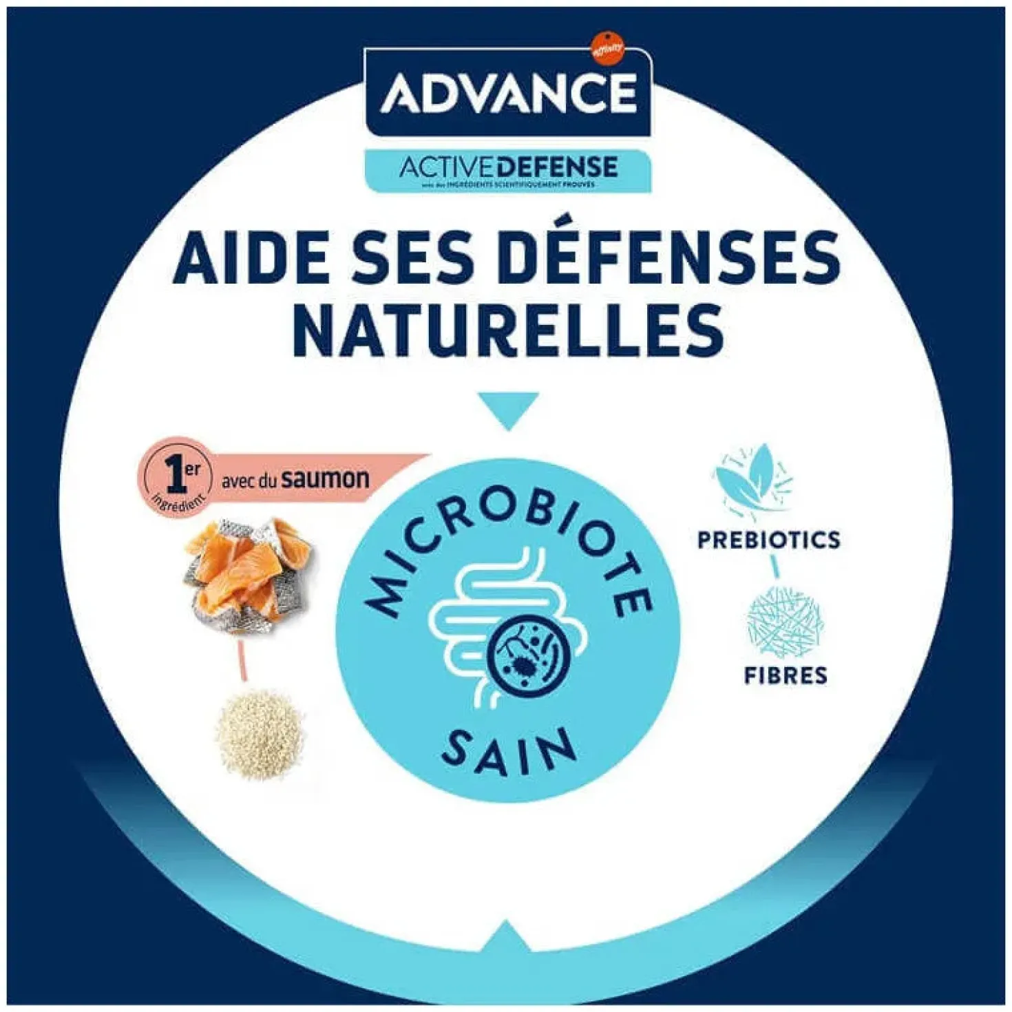 Advance Active Defense Chat Sterilized Sensitive Care Saumon