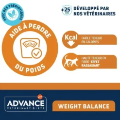 Advance Weight Balance Porc et Poulet Sachet Repas Chat