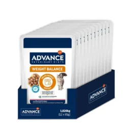 Advance Weight Balance Porc et Poulet Sachet Repas Chat