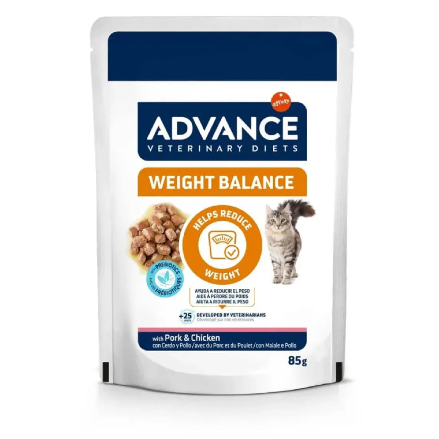 Advance Weight Balance Porc et Poulet Sachet Repas Chat
