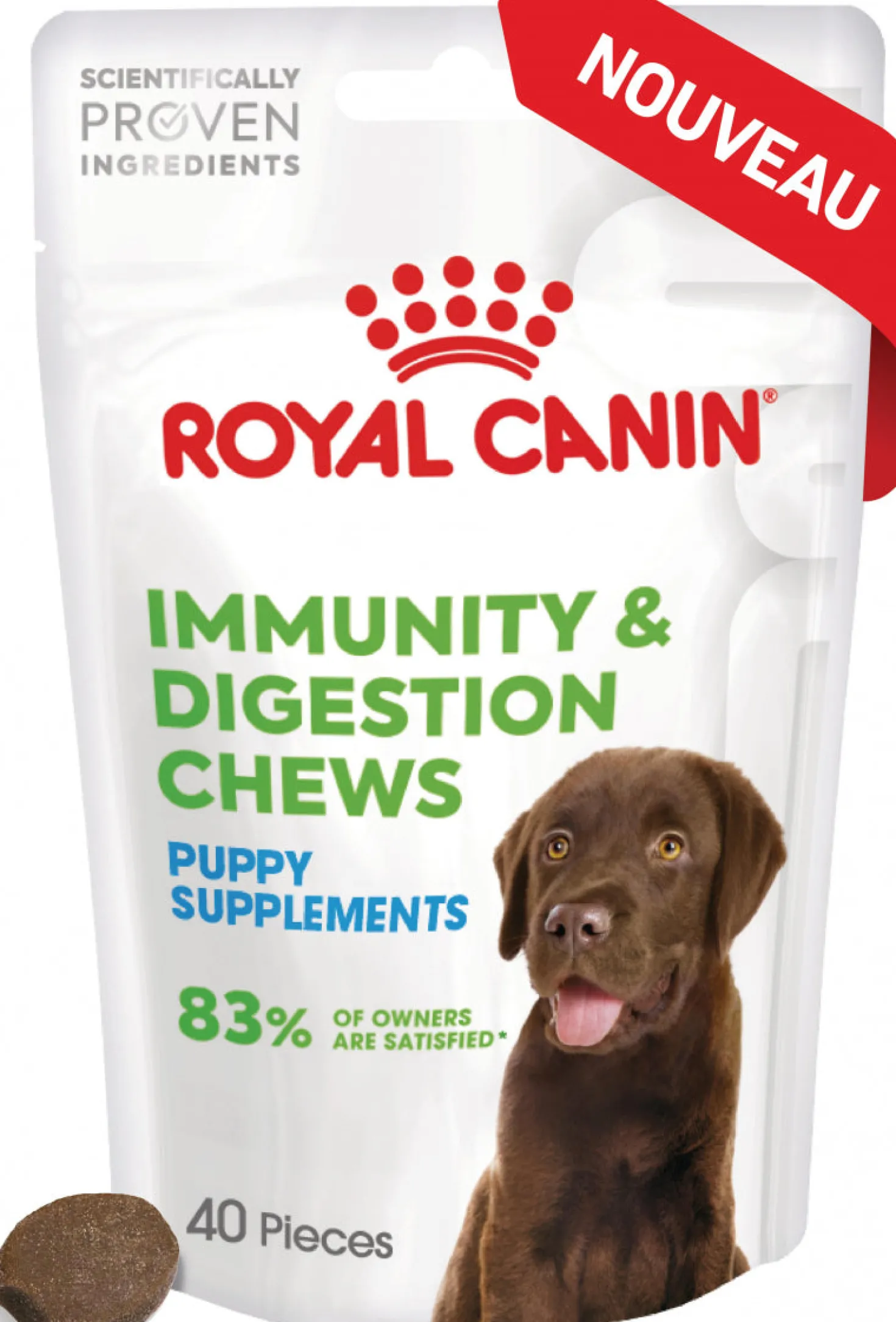 Aliment complémentaire Puppy Immunity & Digestion Chews chiot