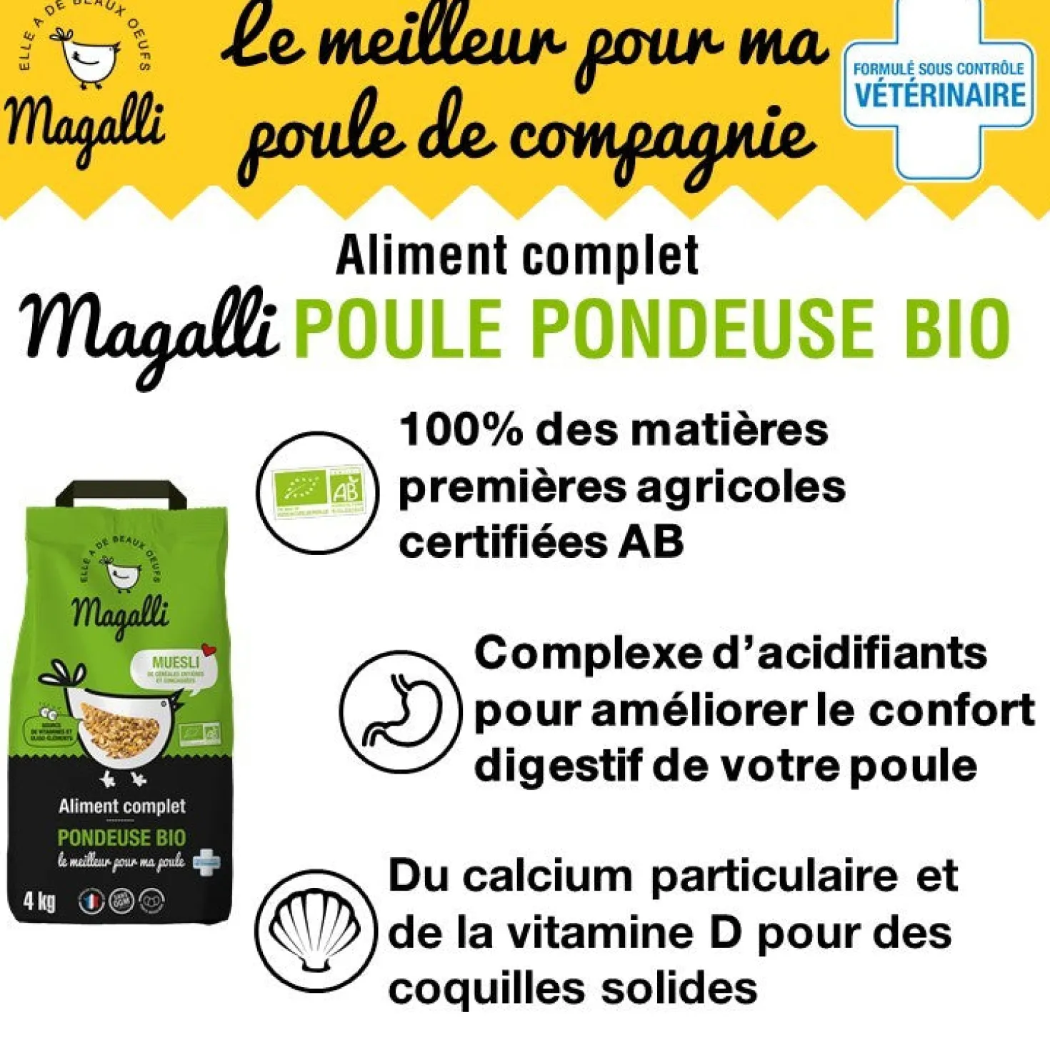 Aliment Pondeuse Bio