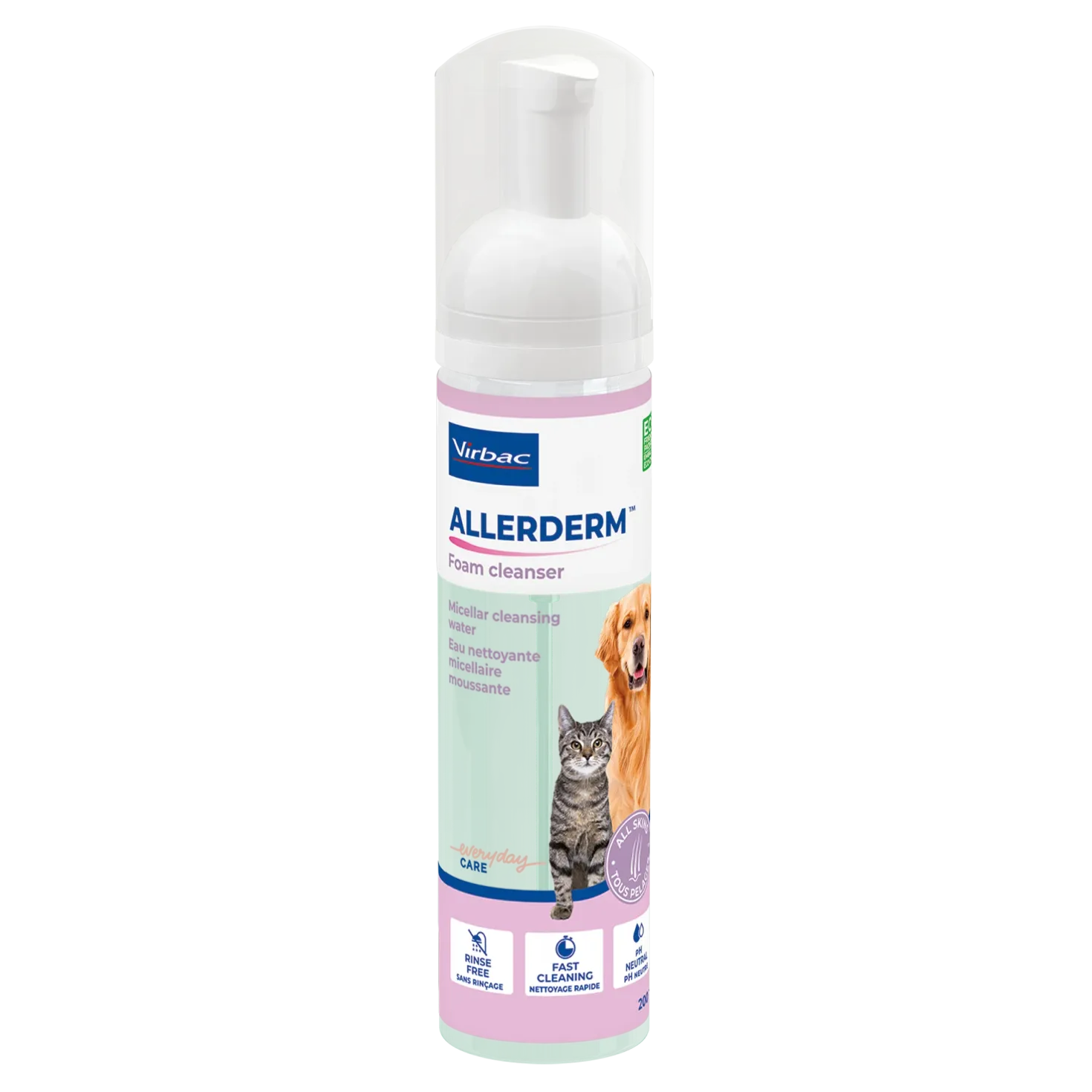 Allerderm Foam chat, chien