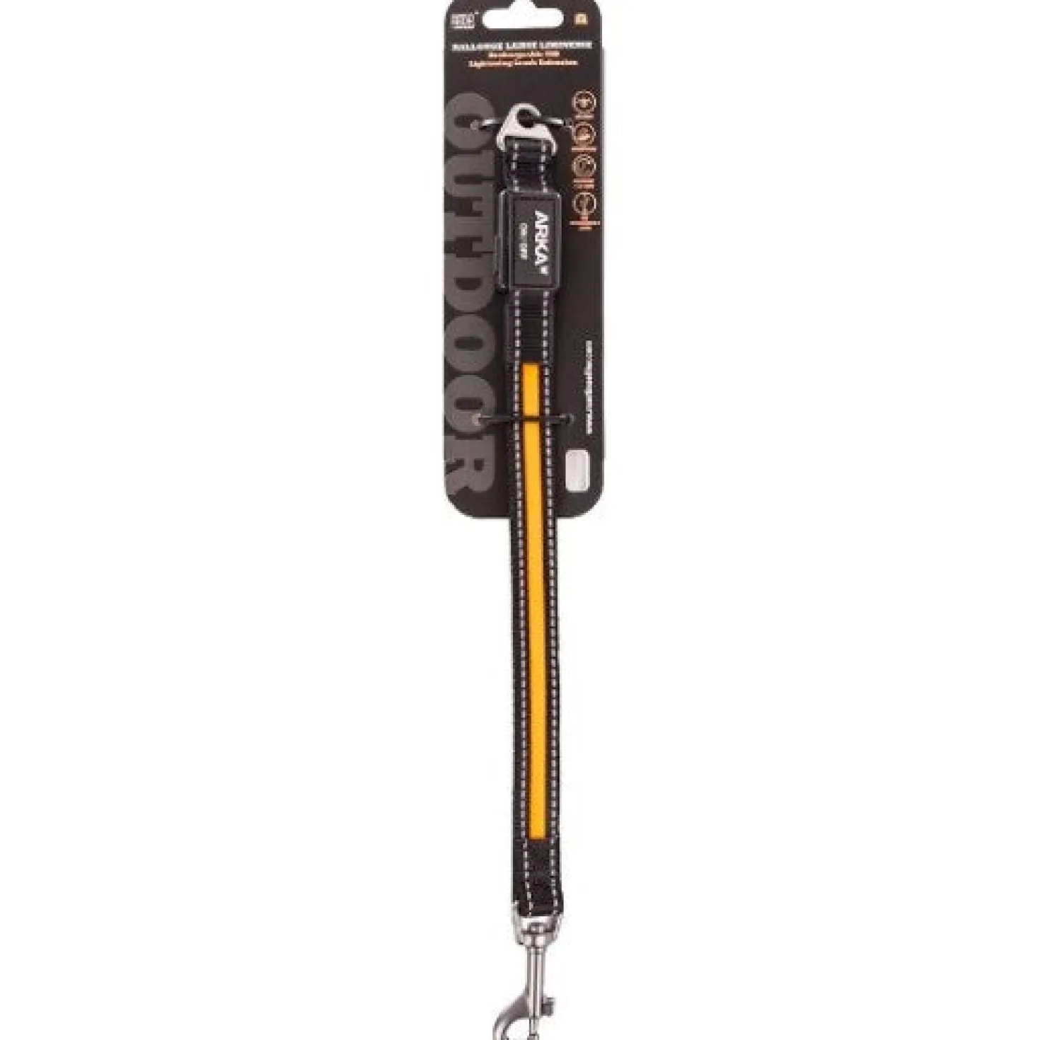 ARKA - Chien - Rallonge Laisse lumineuse nylon