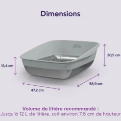 Bac à litière LitterLocker par Litter Genie® Platinum