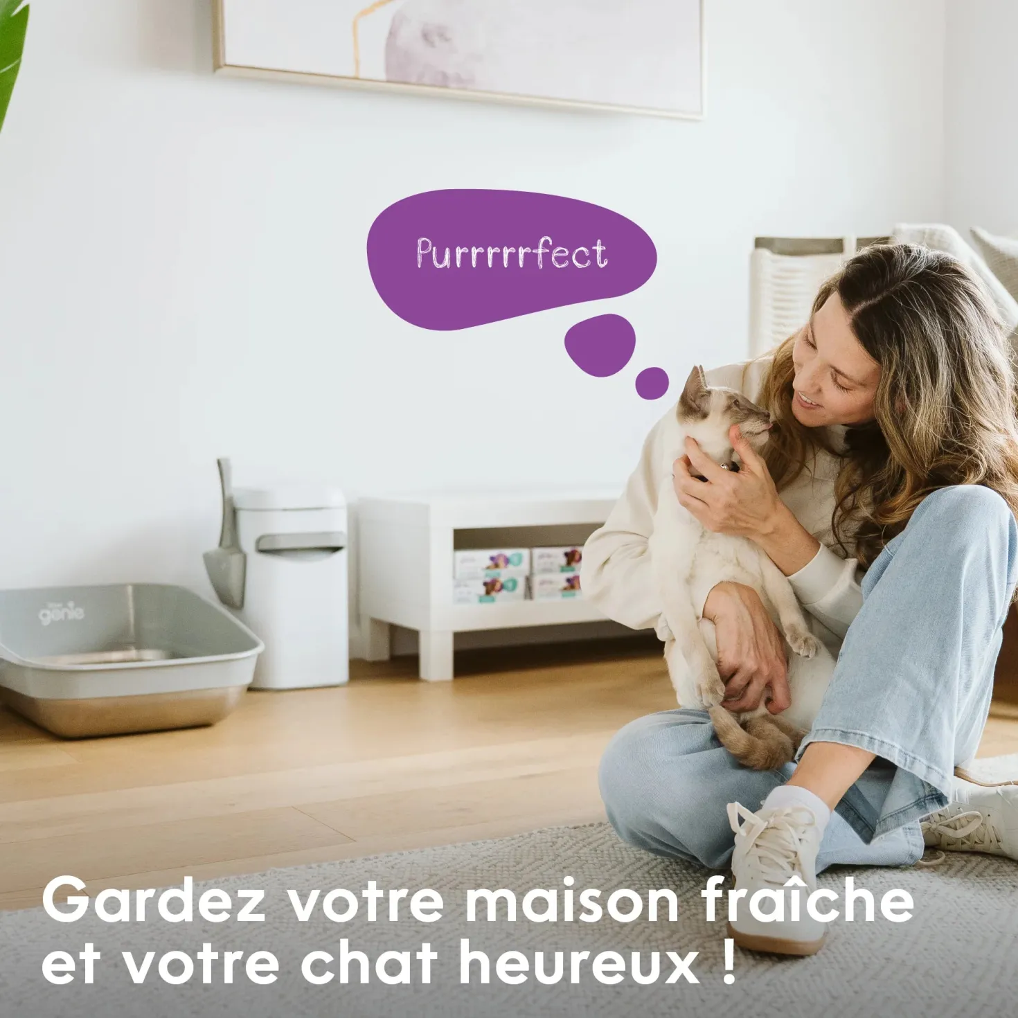 Bac à litière LitterLocker par Litter Genie® Platinum