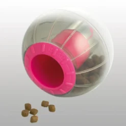 Balle distributrice de friandises chat