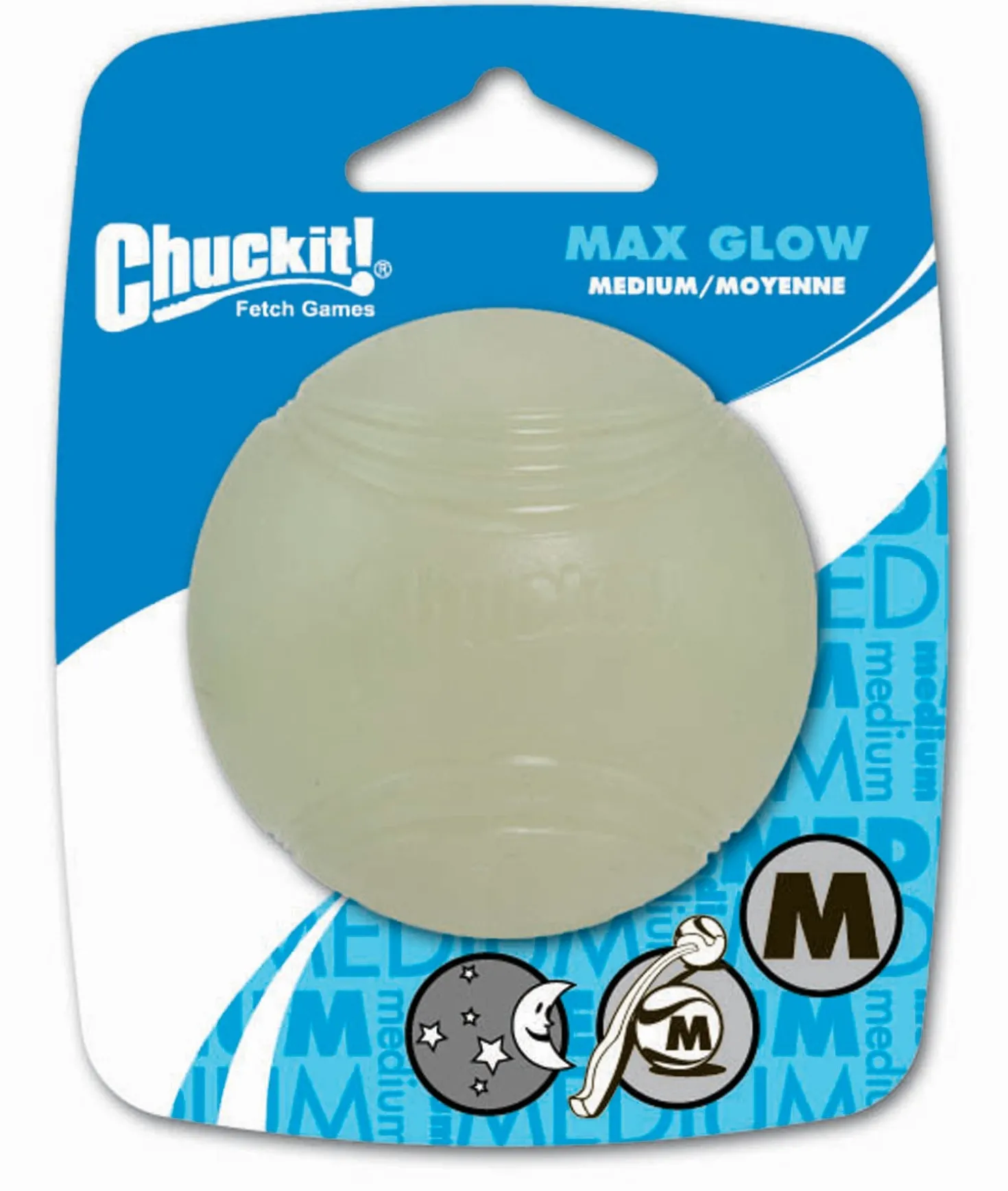 Balle lumineuse Max Glow chien