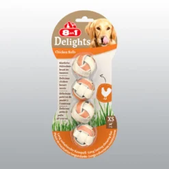 Balles à mâcher au poulet chien