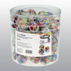 Baril de 90 balles colorées pour chat et petit chien