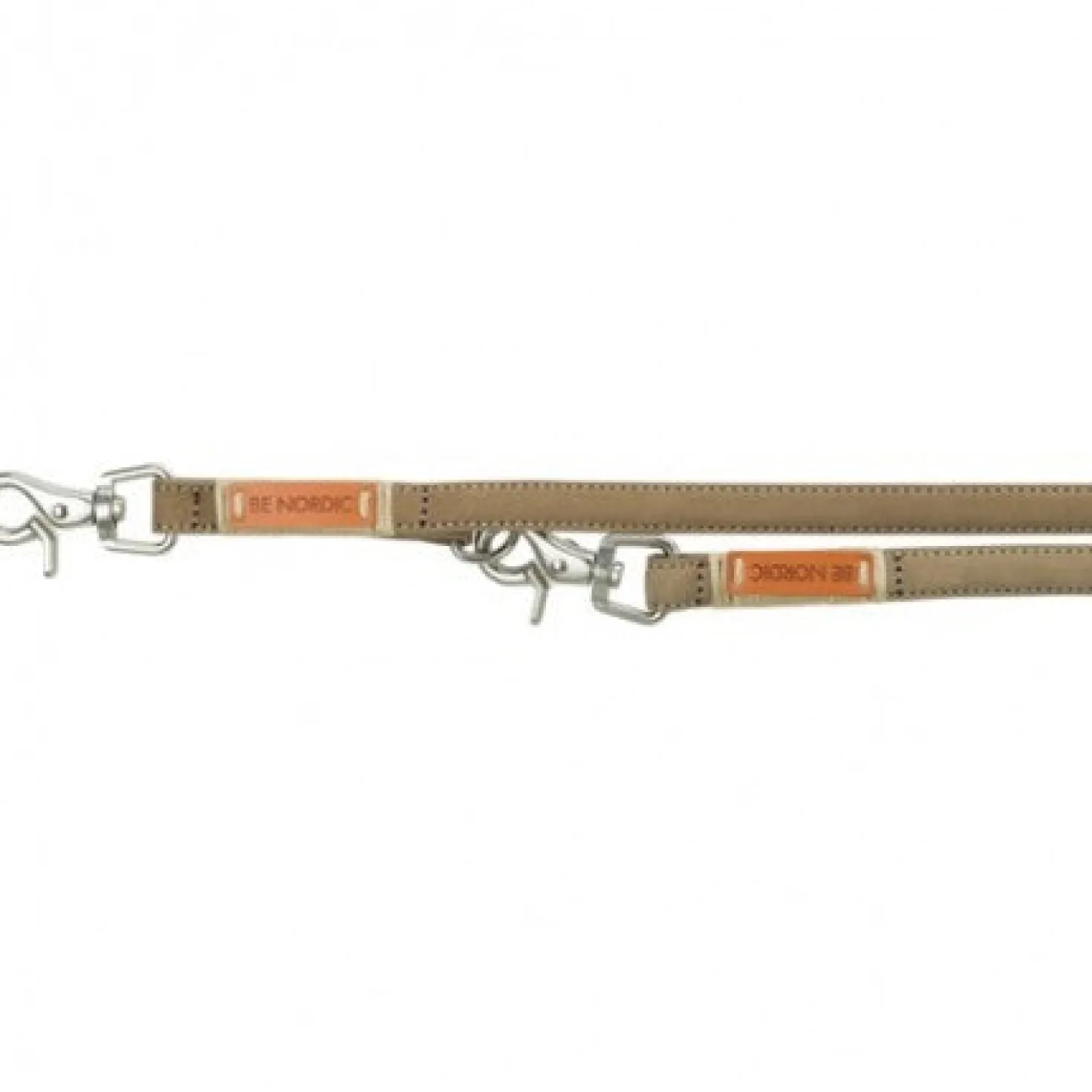 BE NORDIC LAISSE CUIR COULEUR SABLE