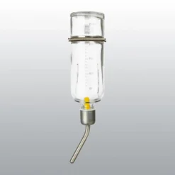 Biberon en verre avec bouchon en acier inoxydable Nac