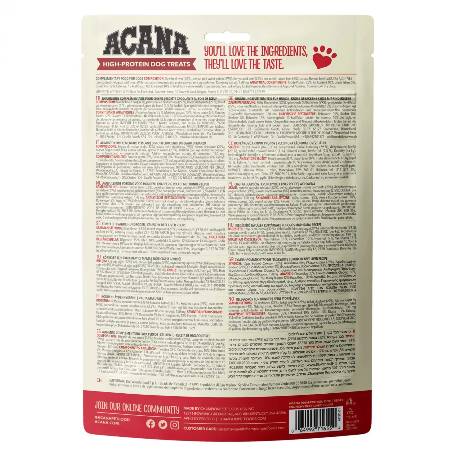Biscuits High-Protein Crunchy chien