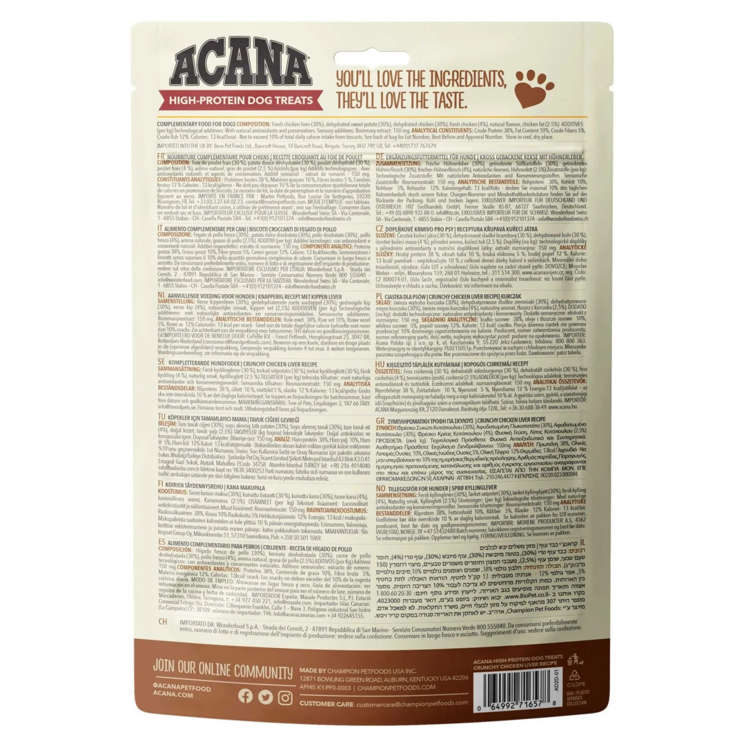Biscuits High-Protein Crunchy chien
