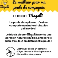 Bloc à picorer poules