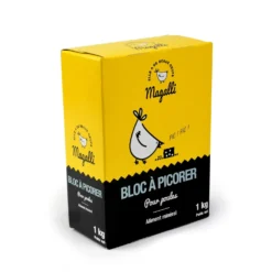 Bloc à picorer poules