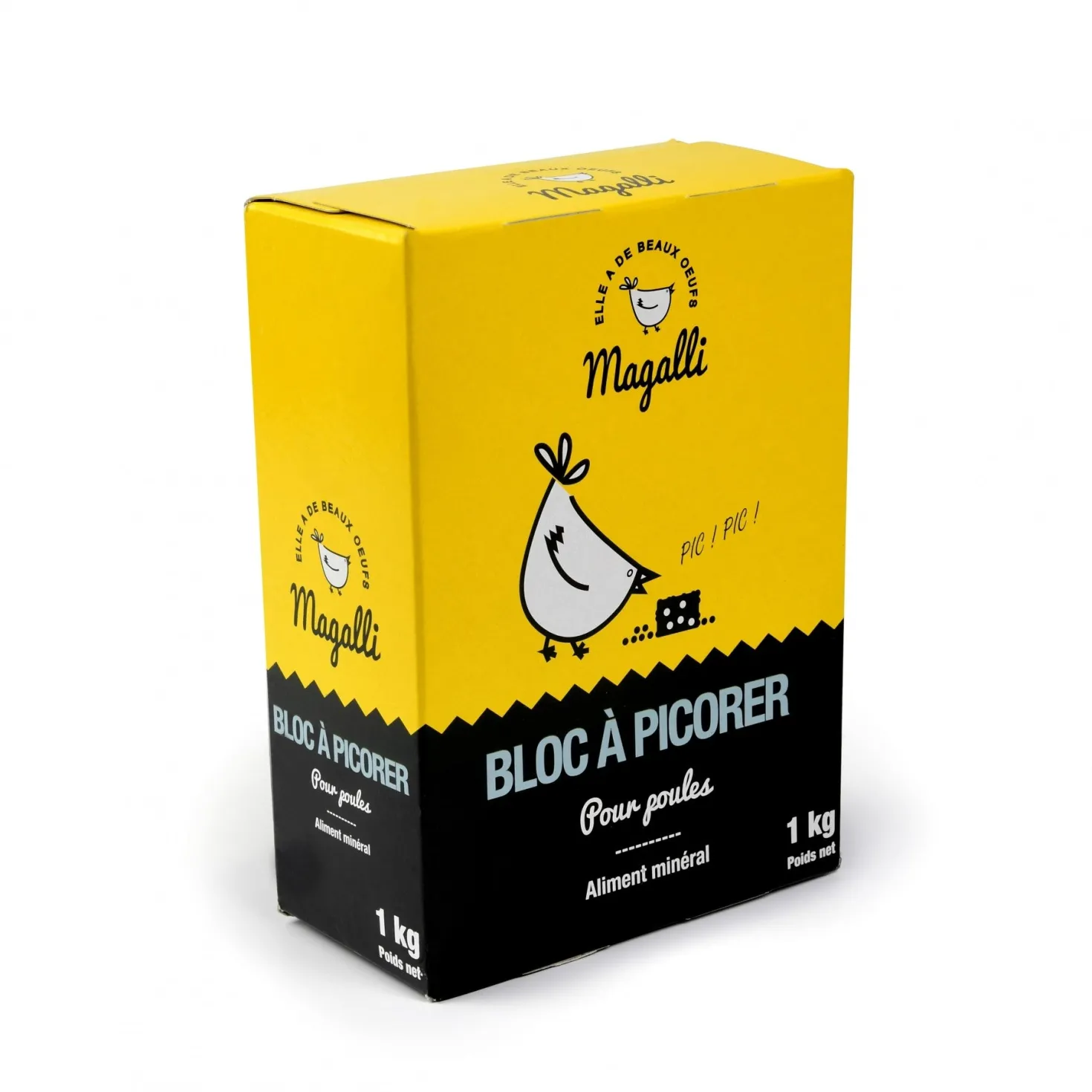 Bloc à picorer poules