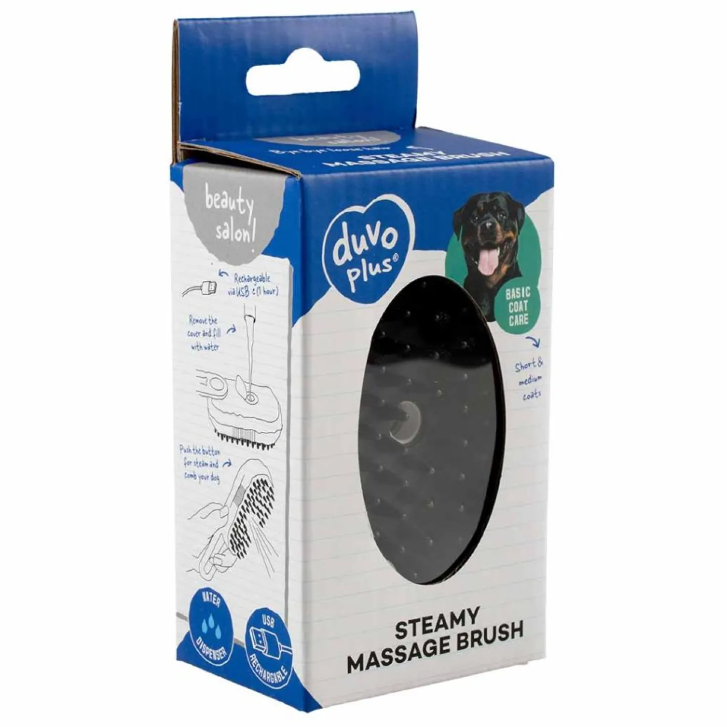 Brosse à vapeur et massage