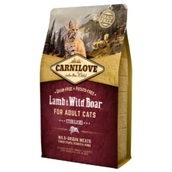 Carnilove Adult Sterilised Agneau & sanglier sauvage - croquettes chat