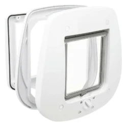 Chatière 4 positions pour porte vitrée