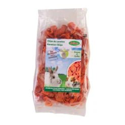 Chips de carottes lapin, rongeur