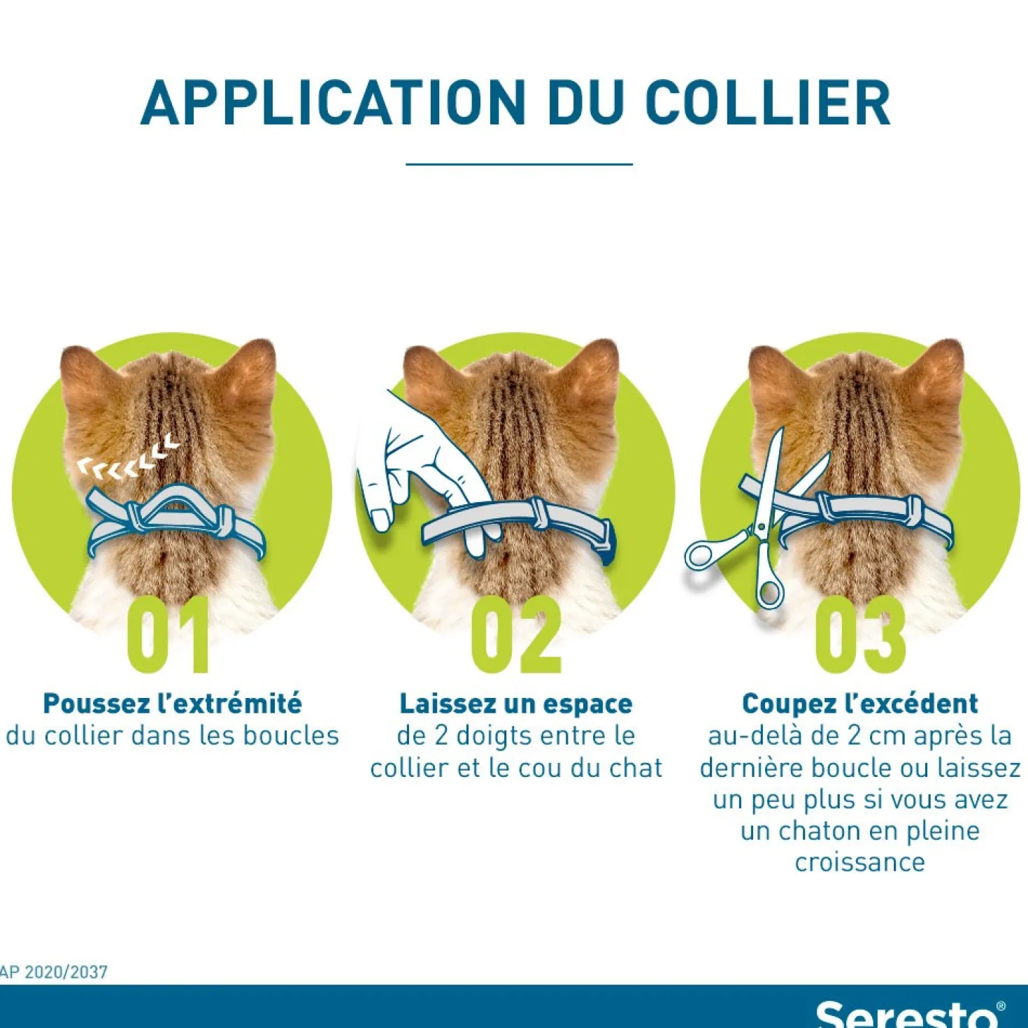 Collier Antiparasitaire Seresto Chat