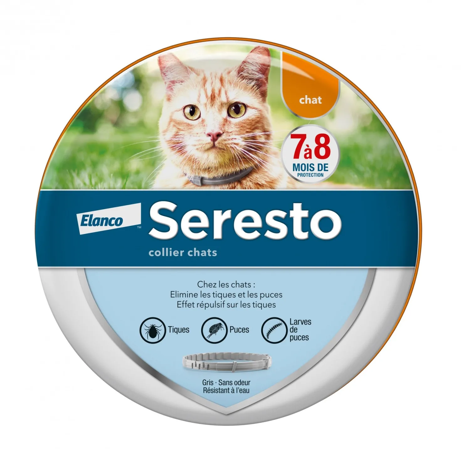 Collier Antiparasitaire Seresto Chat