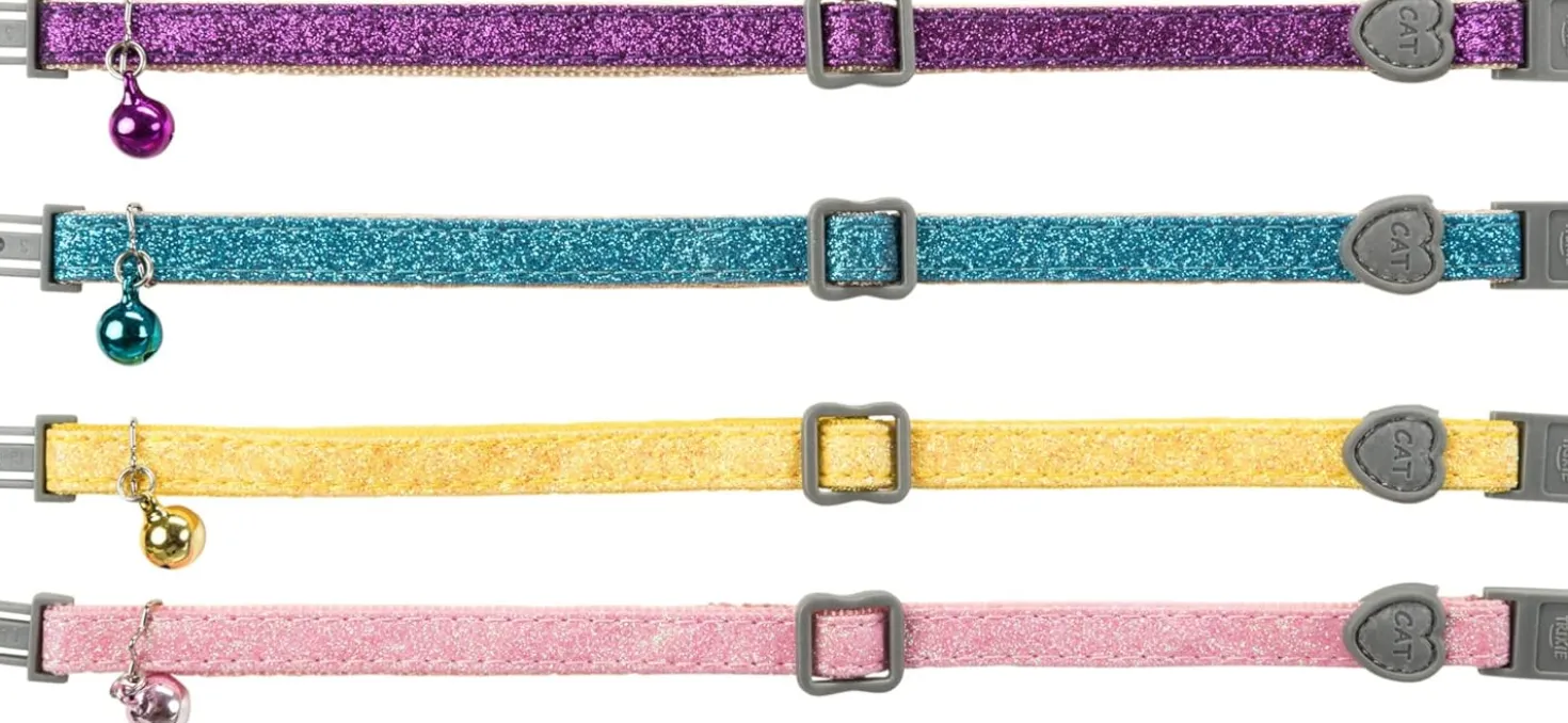 Collier chat en metal et plastique couleur aléatoires