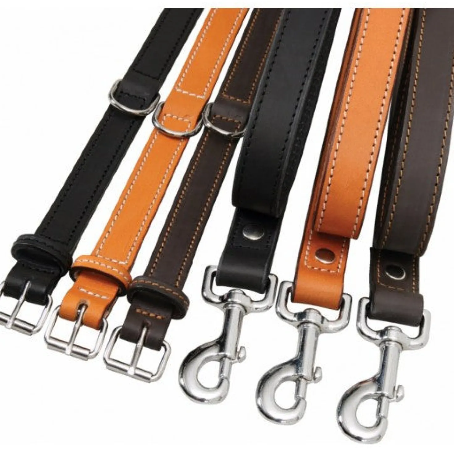 Collier cuir double