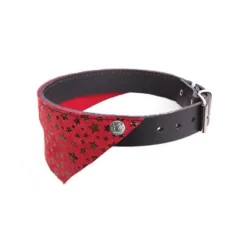 Collier cuir Miami et bandana Martin Sellier