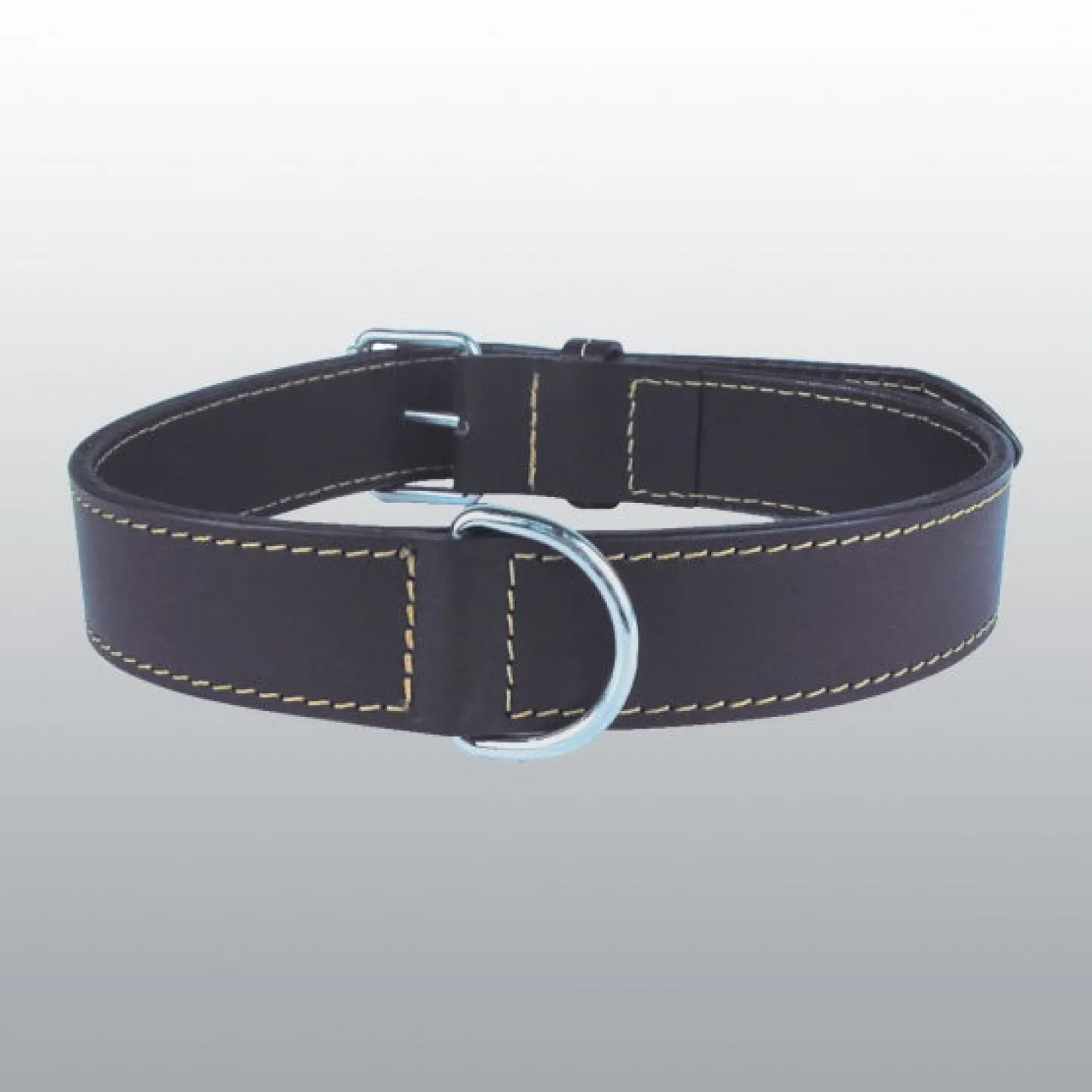 Collier en cuir double marron