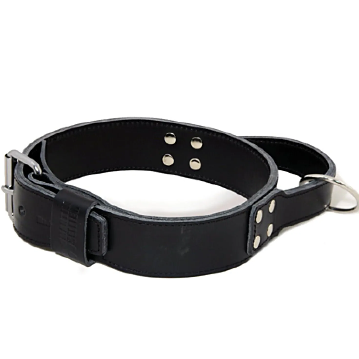 Collier intervention avec poignée en cuir de vachette