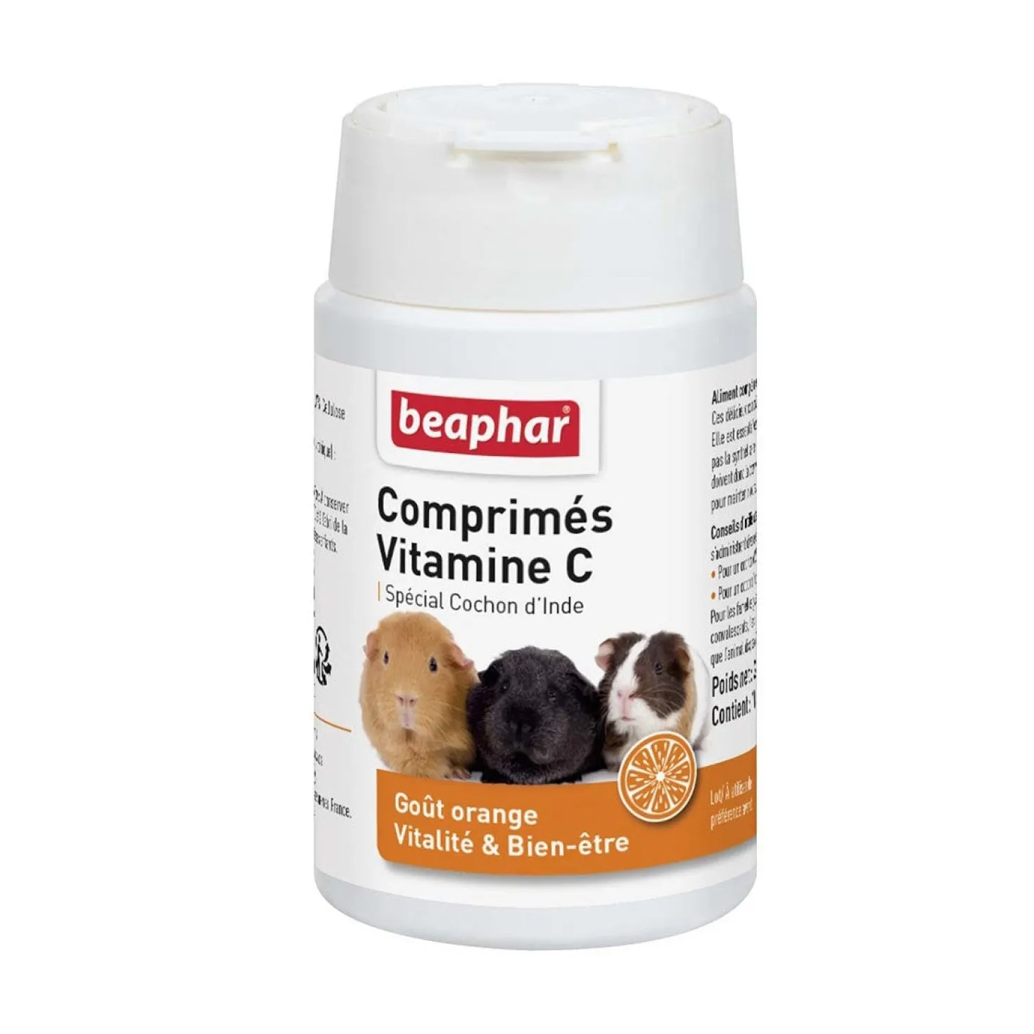 Comprimés de vitamine C pour cochon d'inde