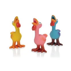 Coq en latex jouet chien