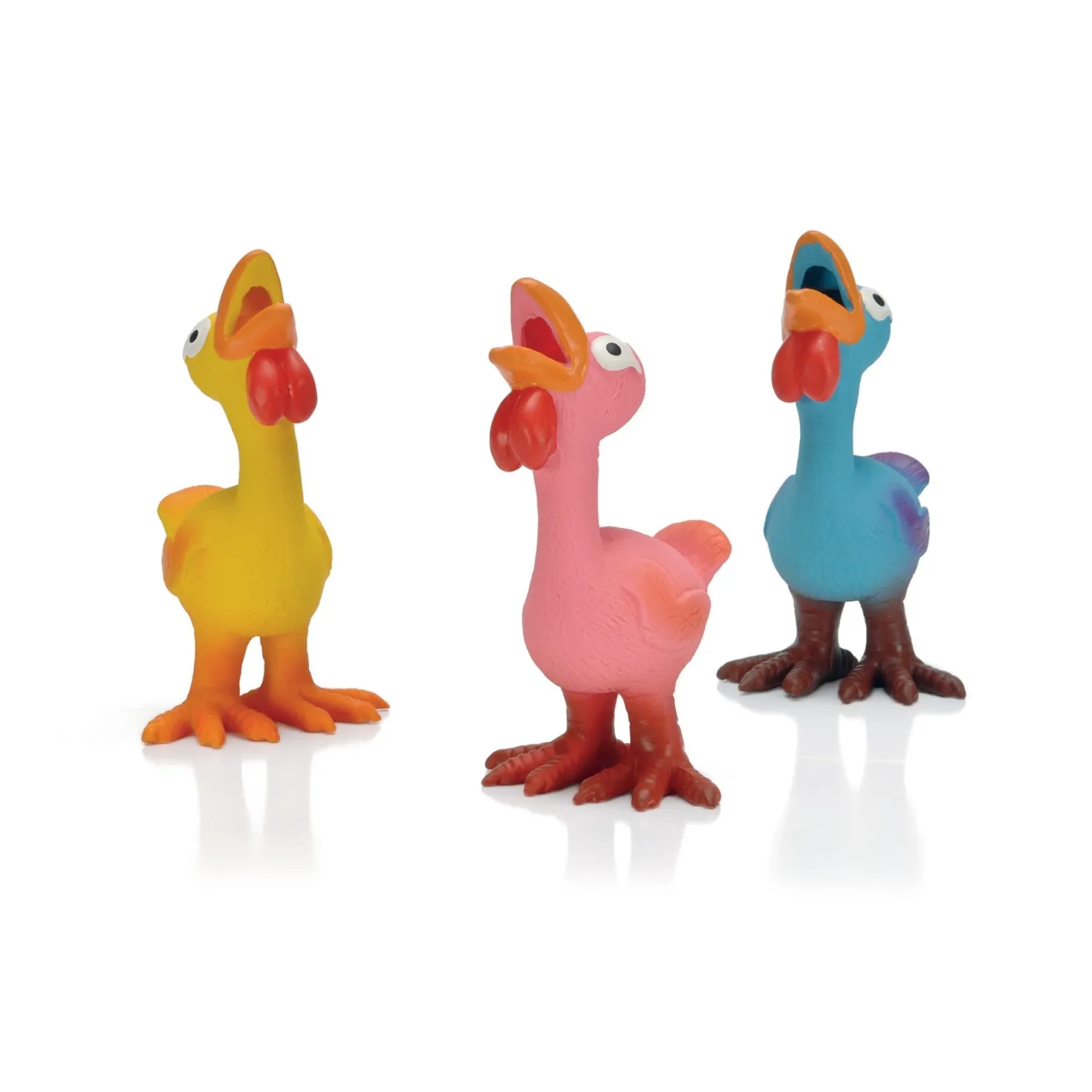 Coq en latex jouet chien