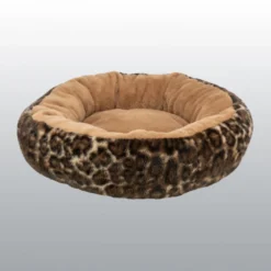 Corbeille Leo en peluche pour chat