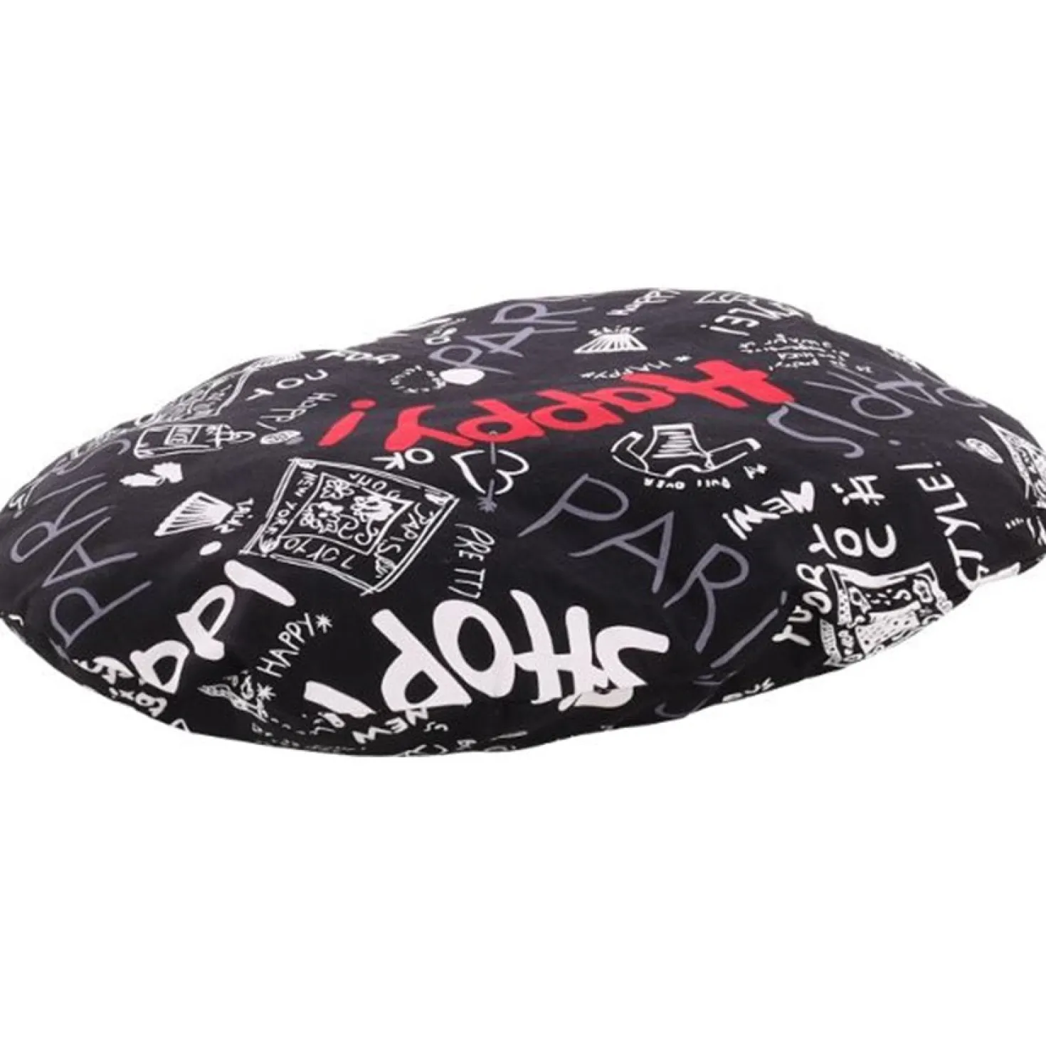 Coussin happy shopping