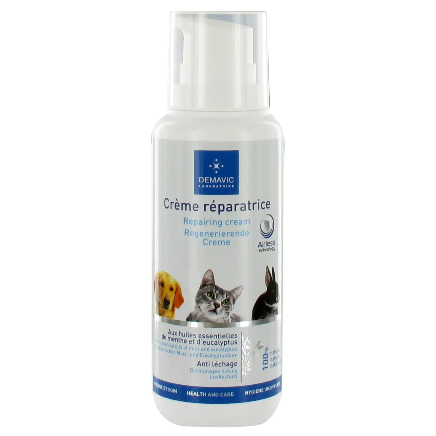 Crème réparatrice pour petites plaies chien, chat, lapin