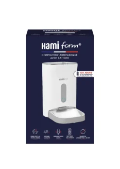 Distributeur Automatique Pet Feeder sur batterie 4 repas chien, chat