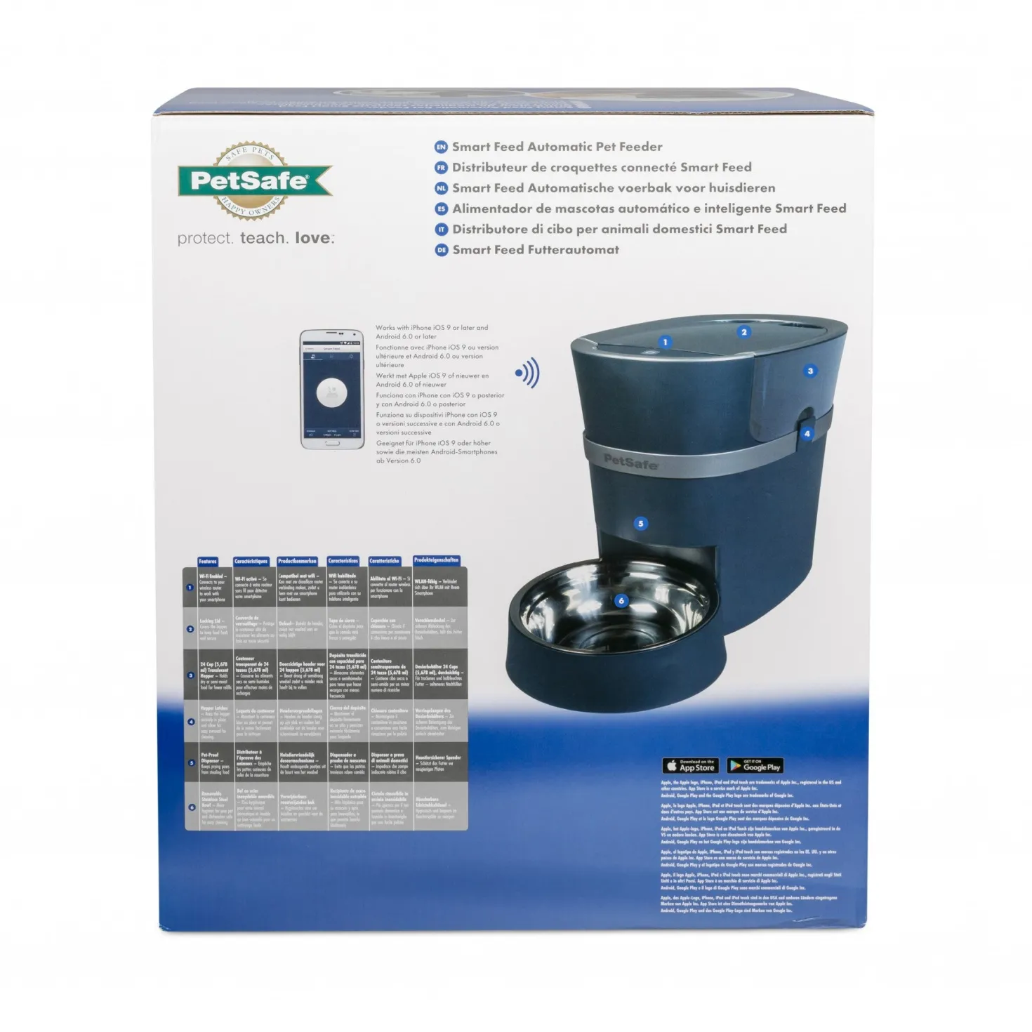 Distributeur connecté Smart Feed 12 repas