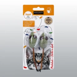 Duo de souris matatabi et herbe a chat