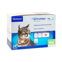 Effipro Spot On pipettes antiparasitaires chat