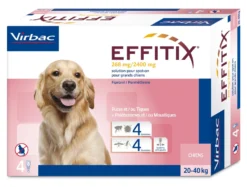 Effitix Spot On pipettes antiparasitaires chien