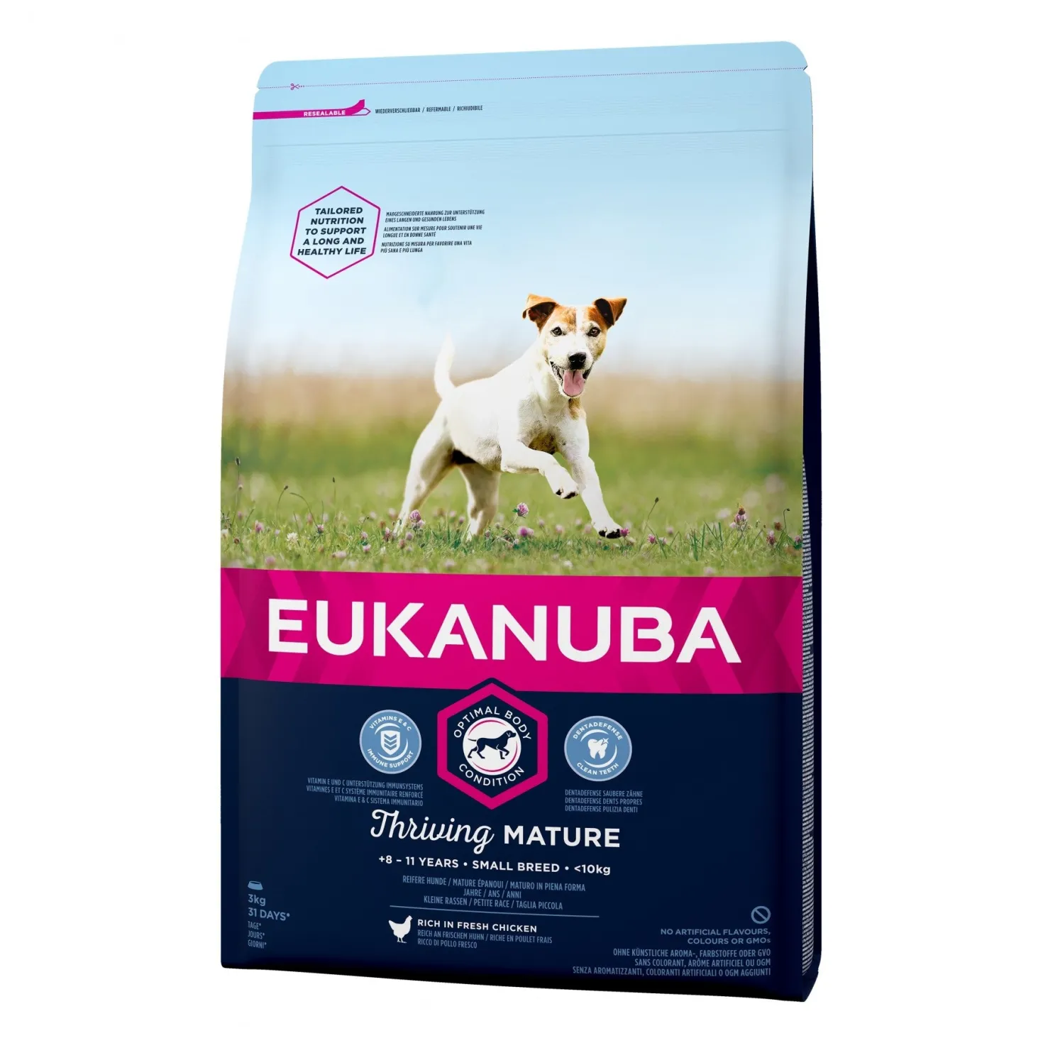 Eukanuba Thriving Mature Small Breed au poulet - croquettes chien