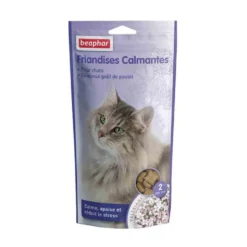 Friandises calmantes aux plantes chat