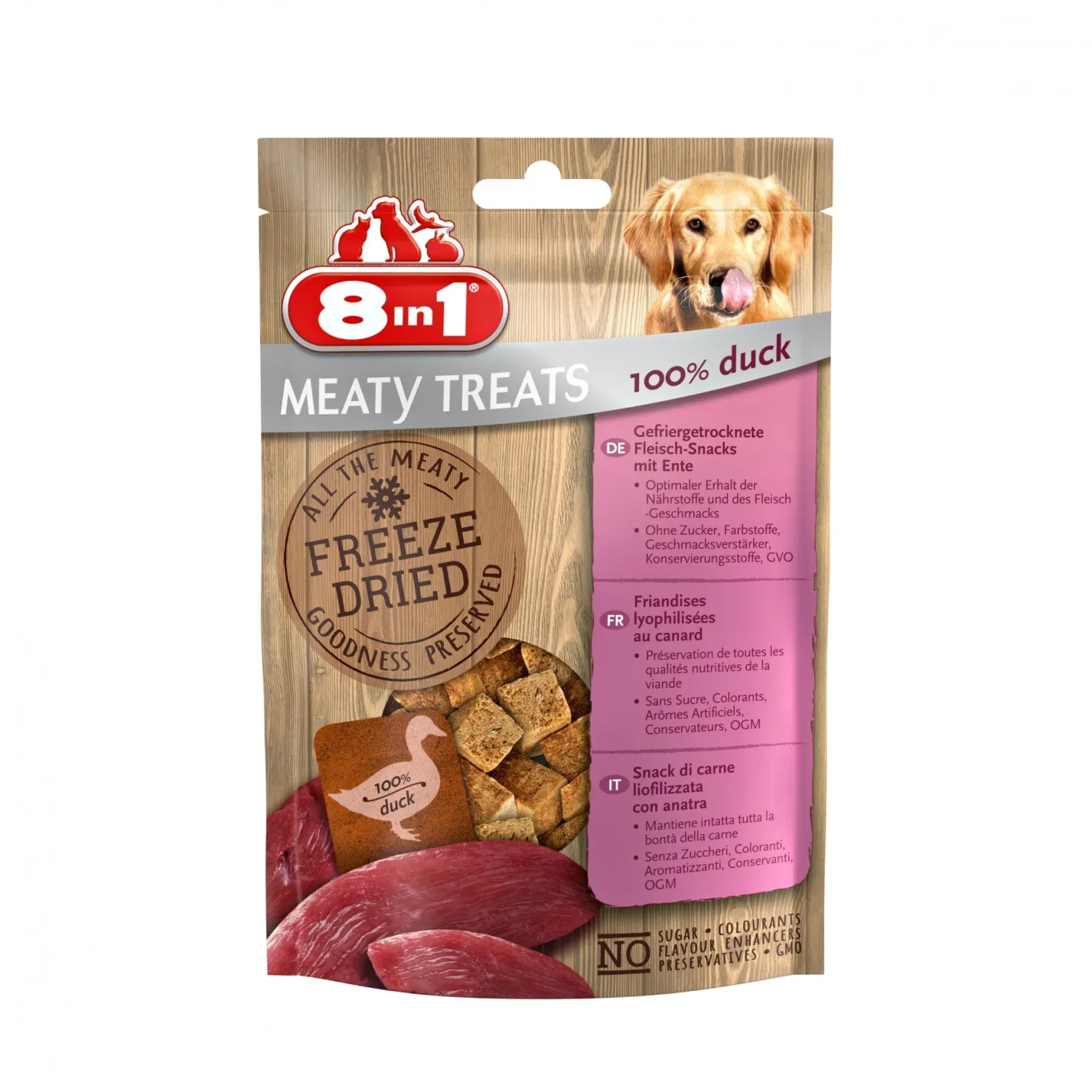 Friandises lyophilisées Meaty Treats chien