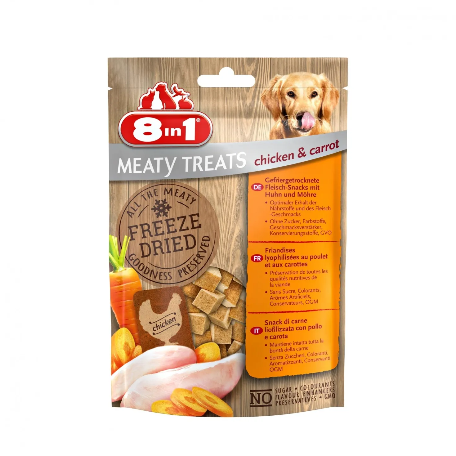 Friandises lyophilisées Meaty Treats chien