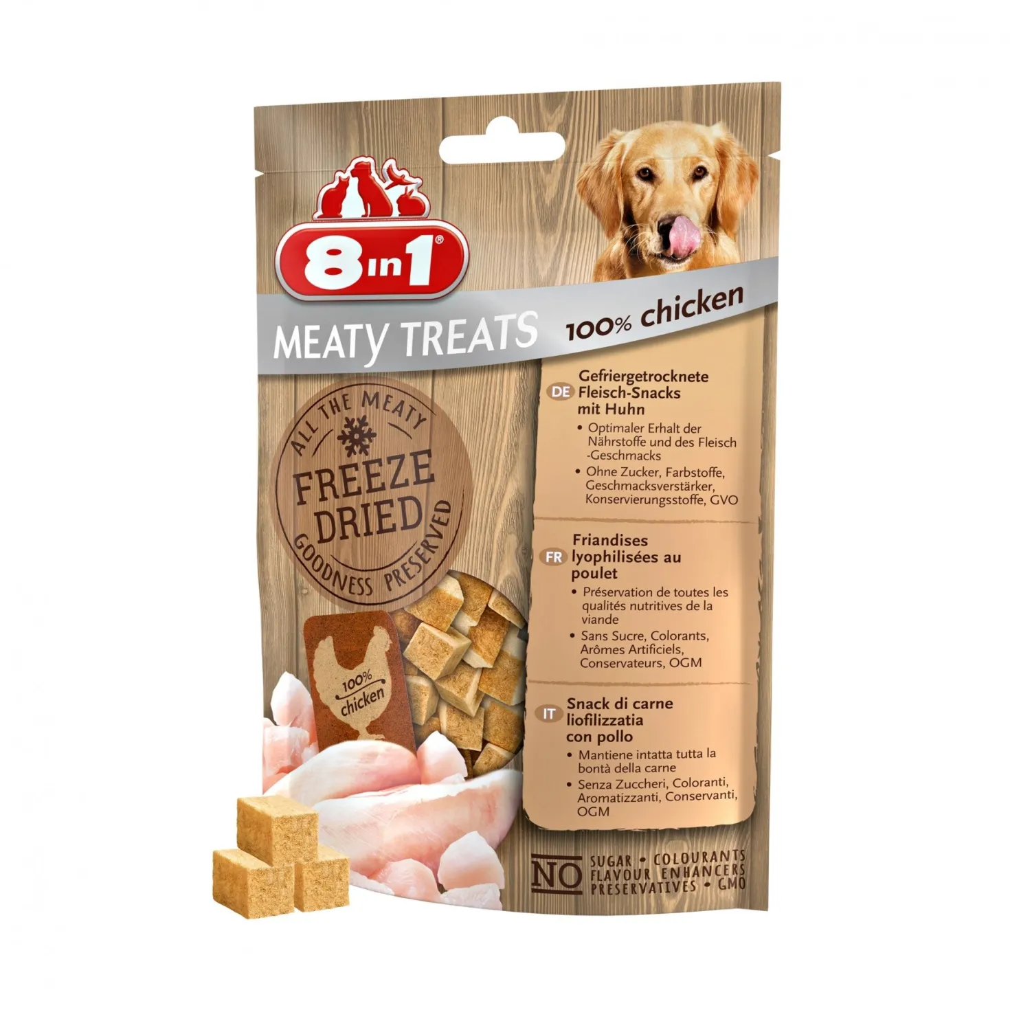 Friandises lyophilisées Meaty Treats chien