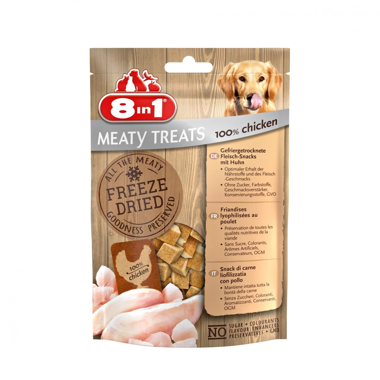 Friandises lyophilisées Meaty Treats chien