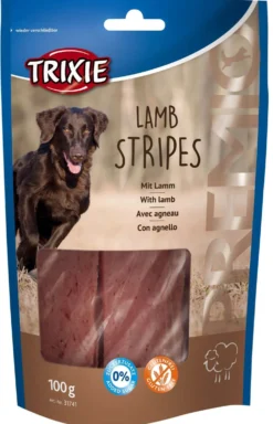 Friandises morceaux d'agneau chien